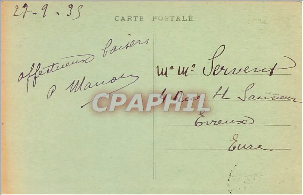 Dijon - Sala das Guardas (Museu) — editor: Papeterie de la Hennery, Dijon — n° 27 - Verso
