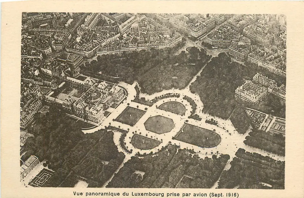 Panoramablick auf Luxemburg aus der Luft (Sept. 1916) — unbekannter Verlag - Vorderseite
