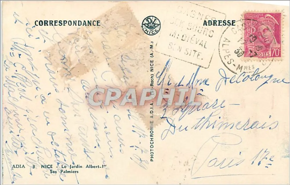 Jardin Albert-Ier — Nice — ADIA - Back