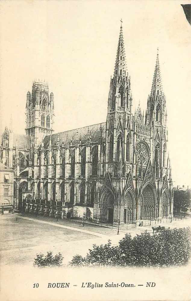 Rouen — Saint-Ouen Church — ND - Front