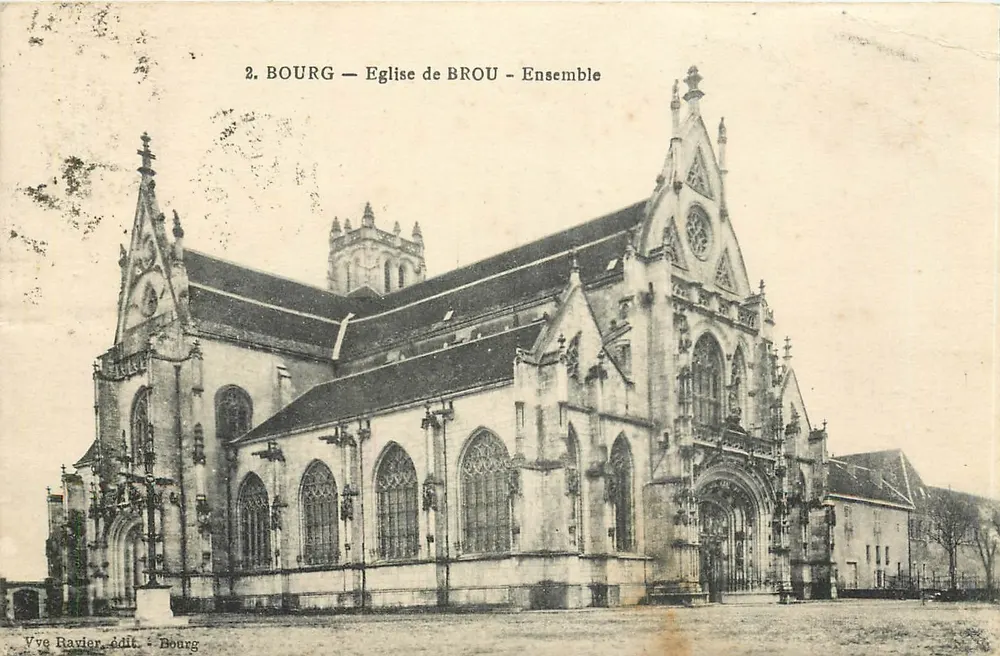Bairro — Igreja de Brou — Conjunto — Vve Ravier, editora Bourg - Frente
