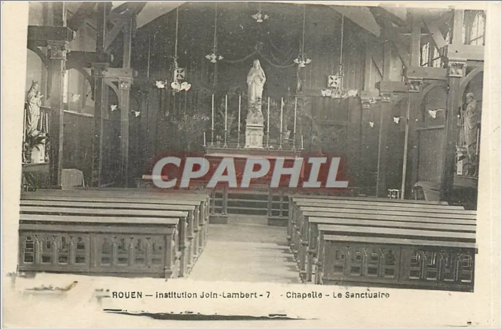 Rouen — Institution Join-Lambert — Chapelle — Le Sanctuaire - Recto