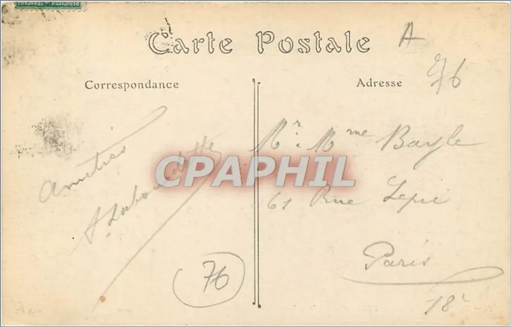 Dieppe — O velho Castelo — ND. Fot. - Verso