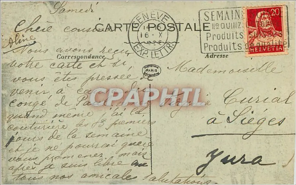 Bombardierung von AMIENS — Nordbahnhof — La Pensée, n°2123 - Rückseite