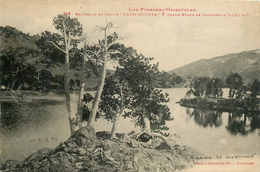 Exkursion nach Capcir - Formiguères - 2. Grand Étang de Camporeils (2260 m) — Die Pyrénées-Orientales — Foto. Labouche Fr. - Toulouse, Nr. 946 - Vorderseite