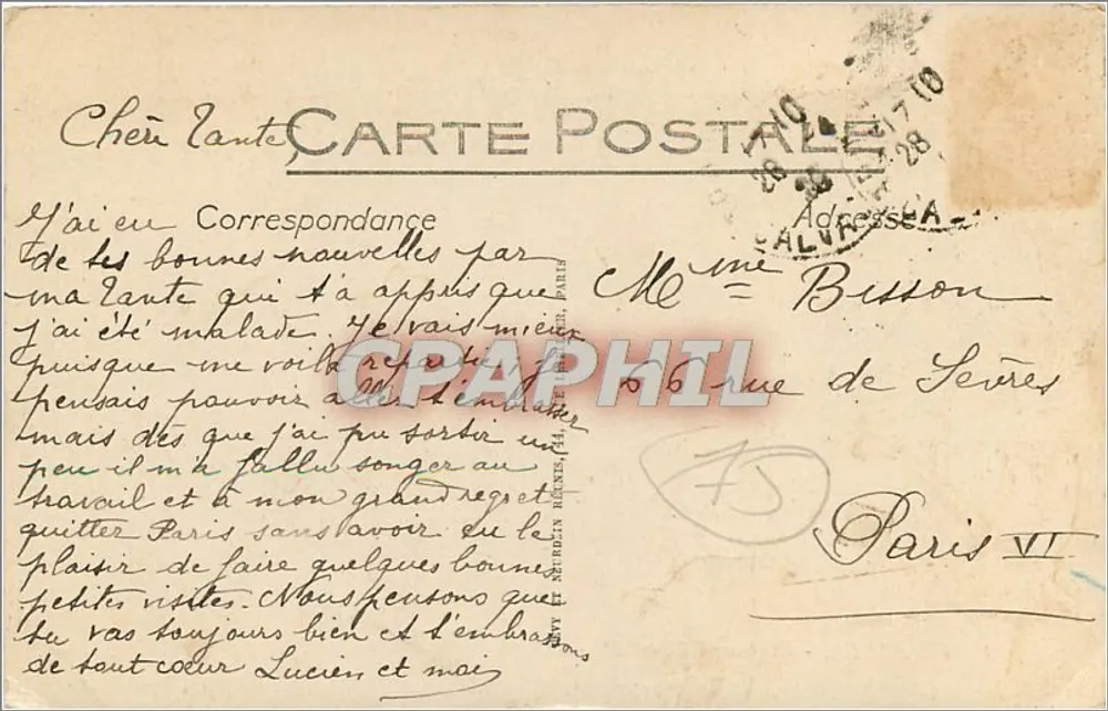Le Havre — Boulevard Albert 1er — LL - Verso