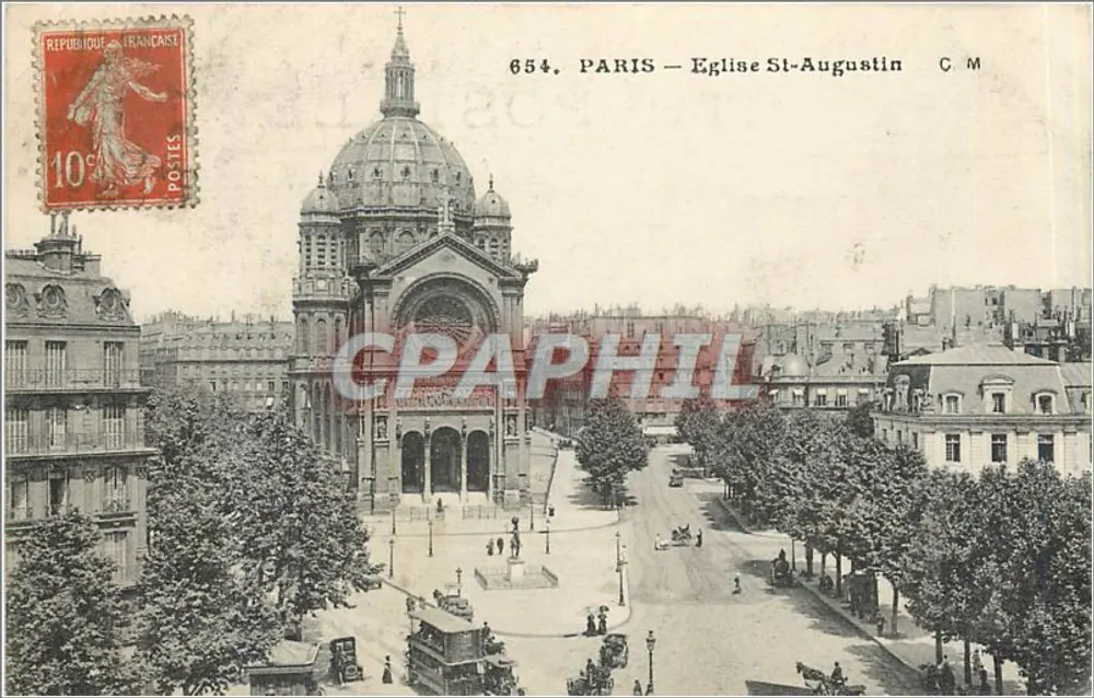Paris — Igreja de São Agostinho — C M - Frente