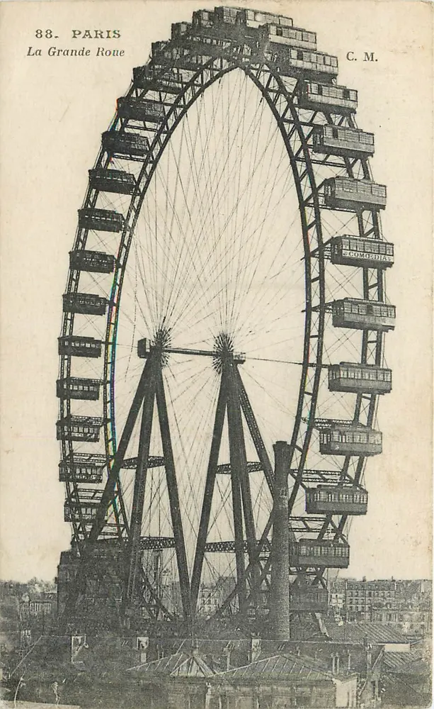 Paryż — Wielka Kolejkówka — C.M. - Awers