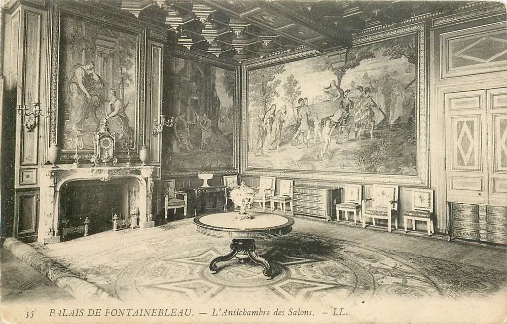 Palais de Fontainebleau — L'Antichambre des Salons — LL. — n°55 - Recto