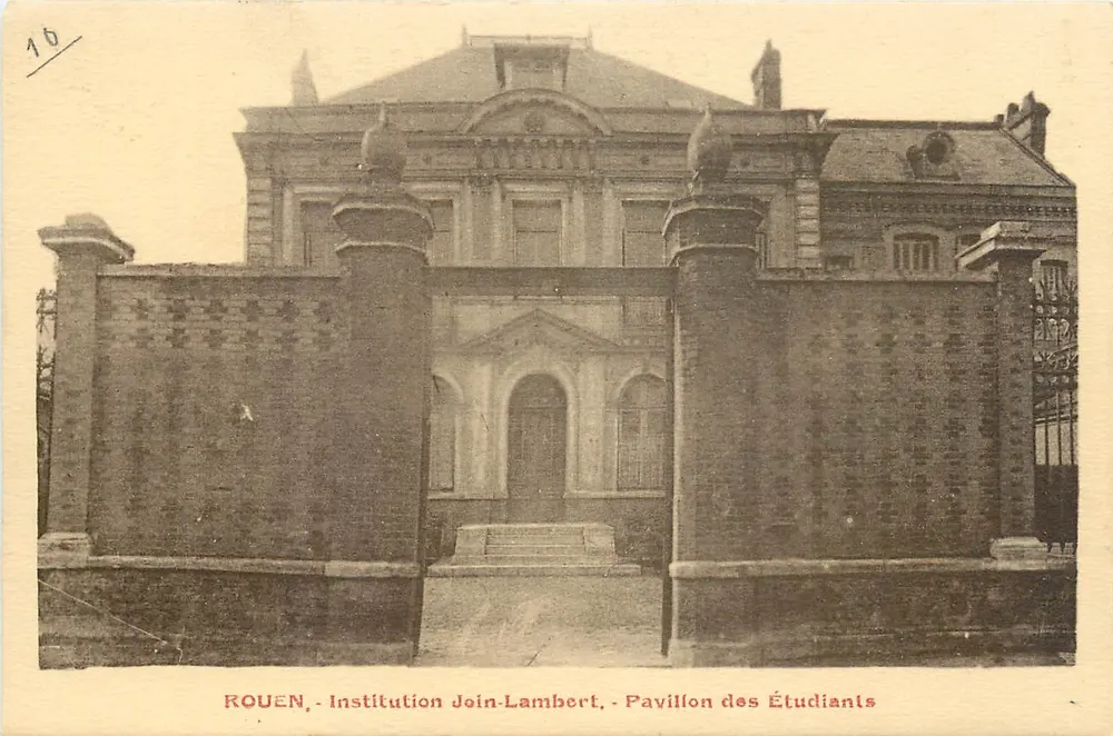 Rouen — Instytucja Join-Lambert — Pałac Studentów - Awers