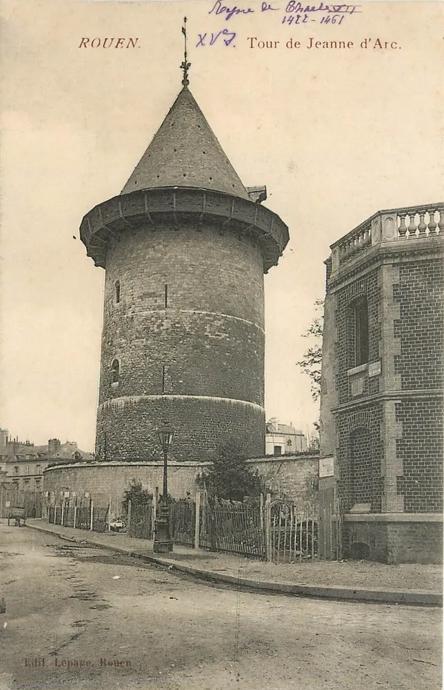 Rouen — Torre de Joana d'Arc — Edit Lepage, Rouen - Frente