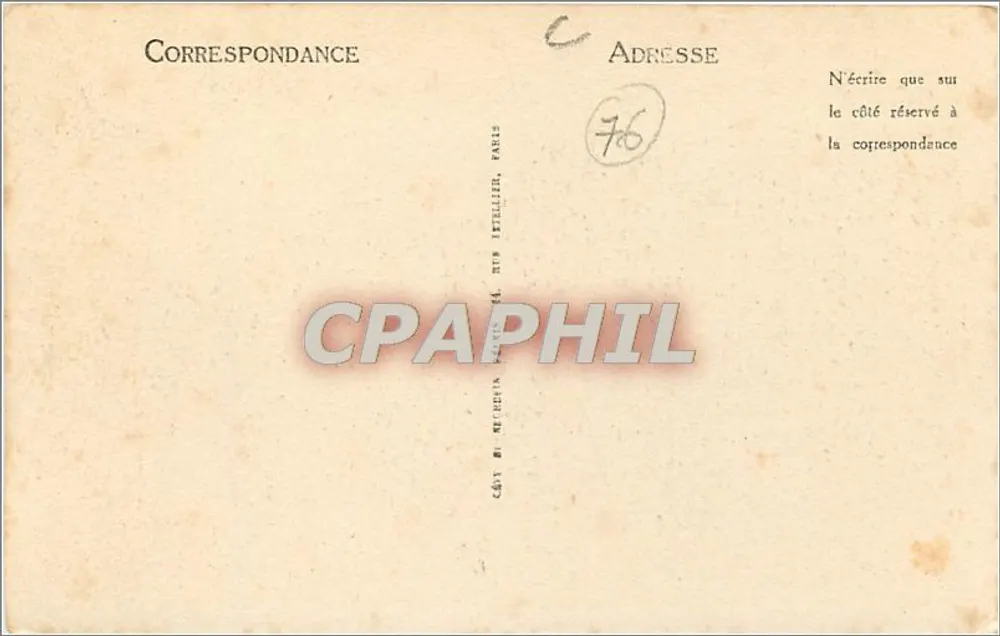 Le Tréport — A Bresle — LL — n° 222 - Verso