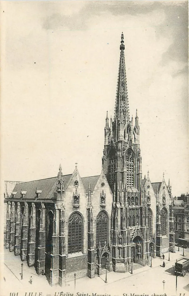 Lille — Saint-Maurice Church — unidentified publisher, series number 101 - Front