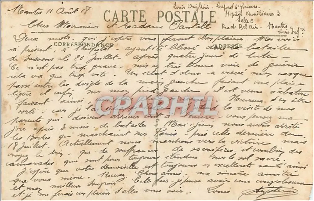 NANTES — Le Scale di Santa Anna — editore anonimo, n° 39 - Verso