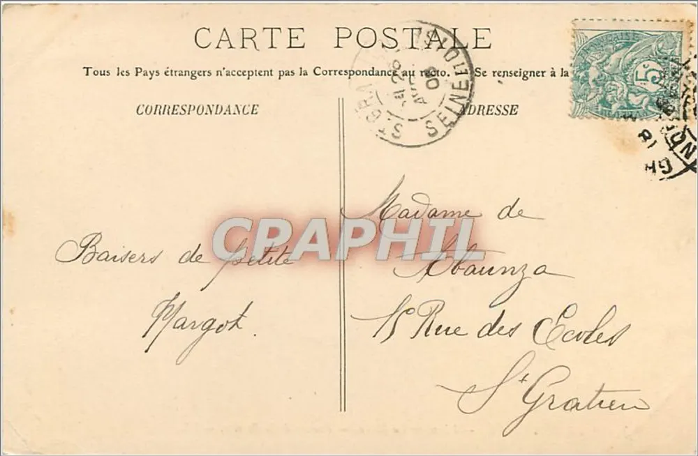 Das Dauphiné — Linie La Mûre — Pass der Rivoire — LL. — N° 494 - Rückseite