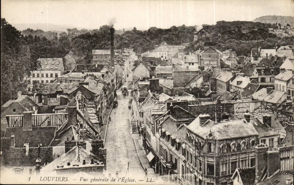 Louvières — Vista generale della Chiesa — LL. n°1 - Recto