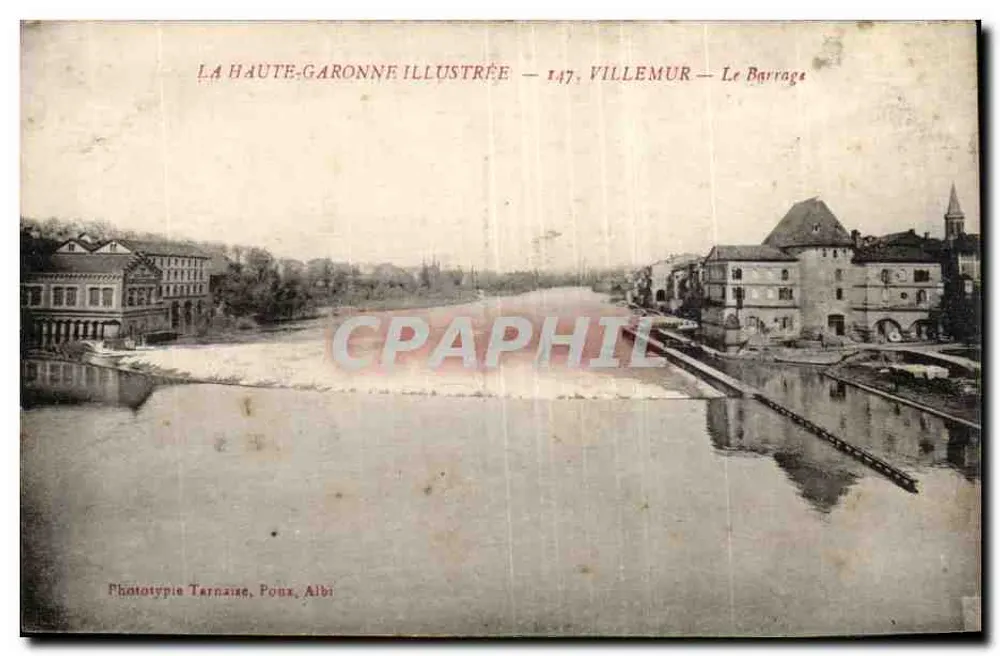 Villemur — O Barragem — A Alta Garonne Ilustrada — 147 - Frente