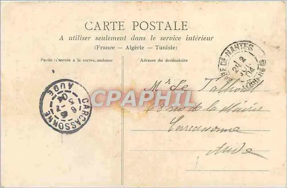 NANTES — Entrada do Castelo — Héliotype Du Pat. et Cie, Nantes - Verso