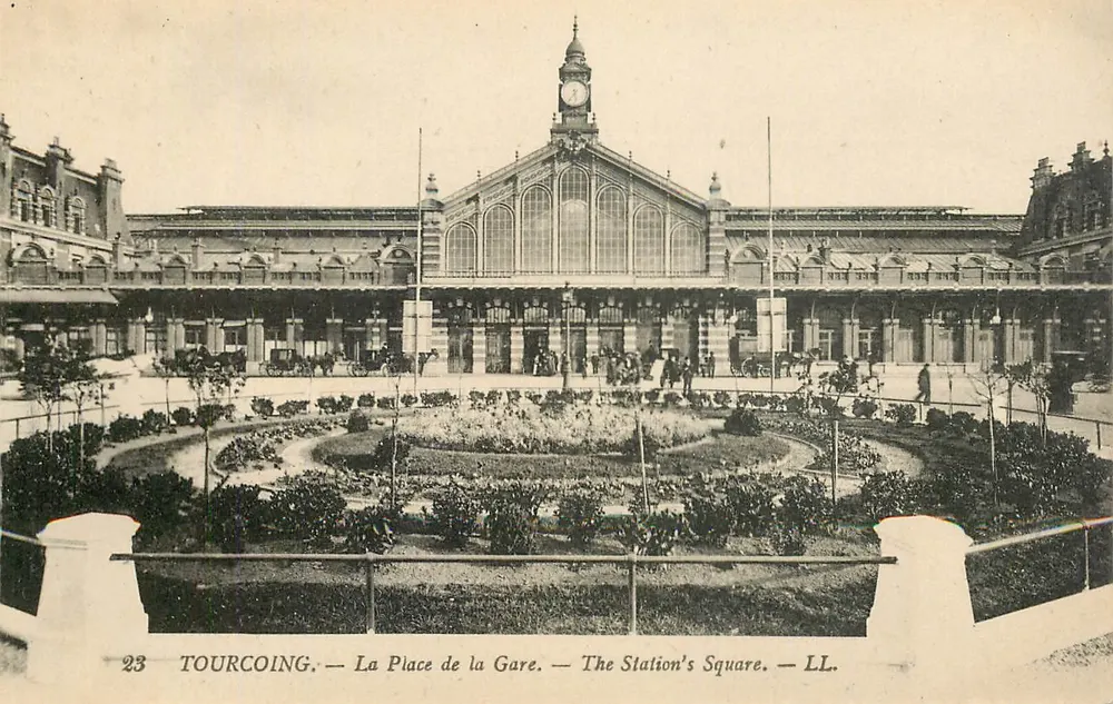 Tourcoing — Piazza della Stazione — LL. - Recto