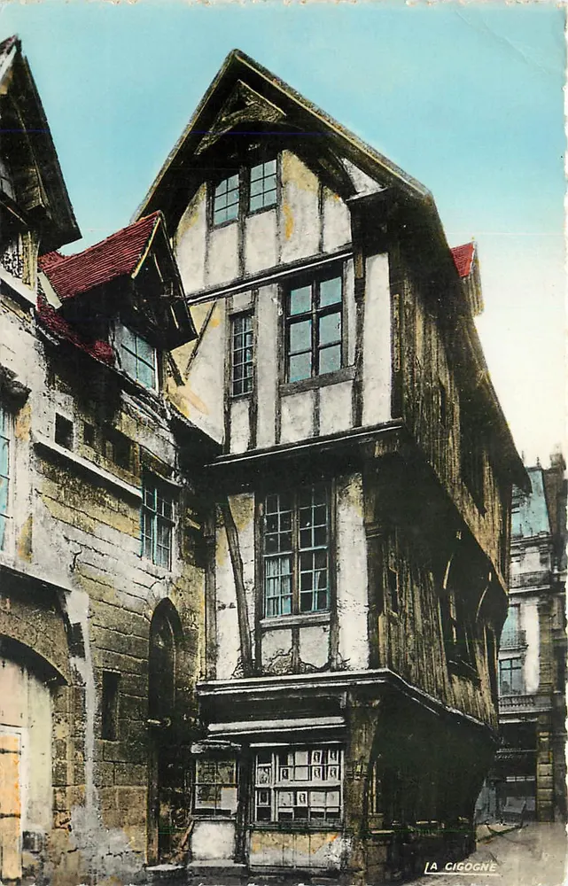 Die Storch — Altes Haus in der Rue Saint-Romain — Edition « La Cigogne », Rouen - Vorderseite