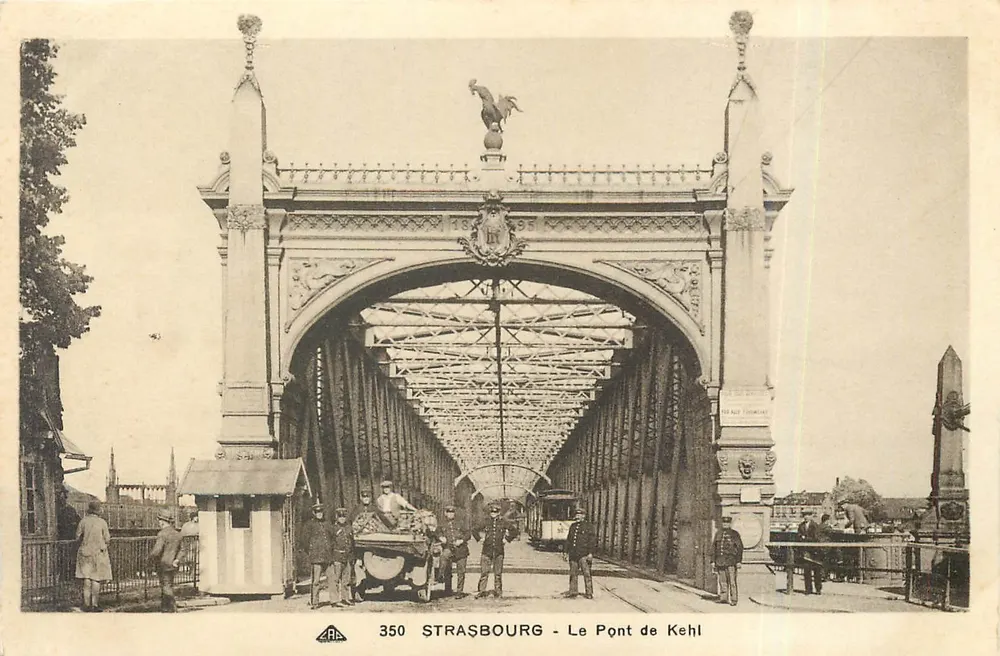 Estrasburgo - O Ponte de Kehl — editor CPAPHIL, n° 350 - Frente