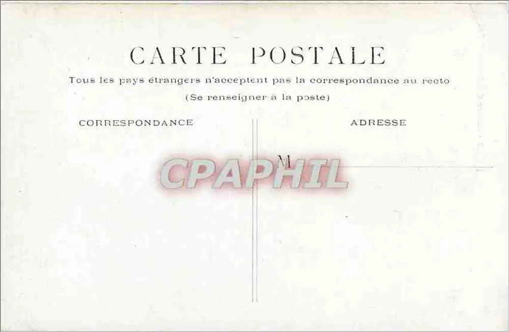 Paris - Estátua de Étienne Dolet — editor desconhecido, número de série não visível - Verso