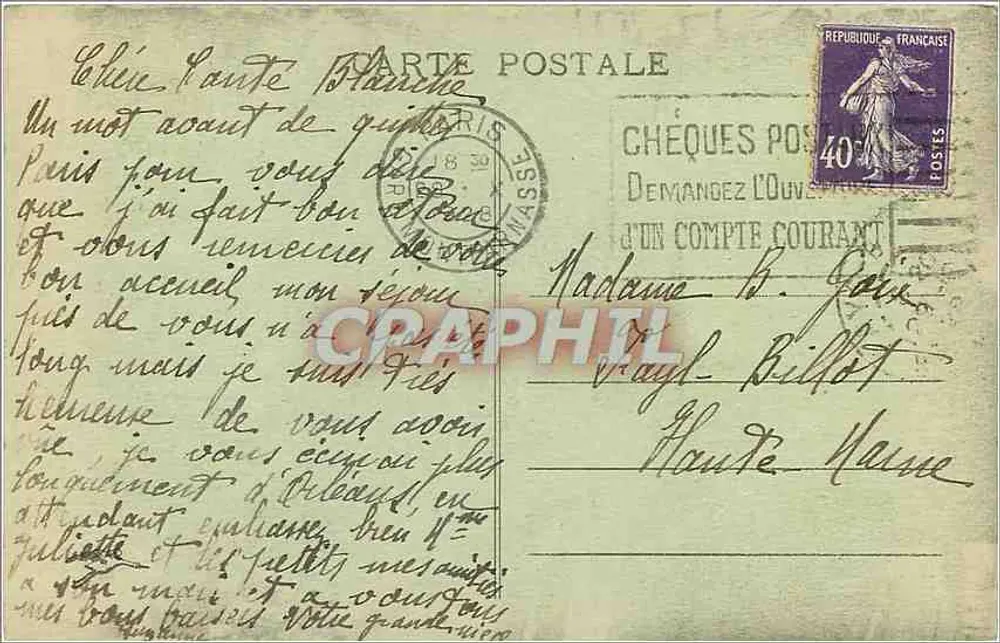PARIS - La Tomba del Soldato Sconosciuto — editore non visibile, n° 33 - Verso