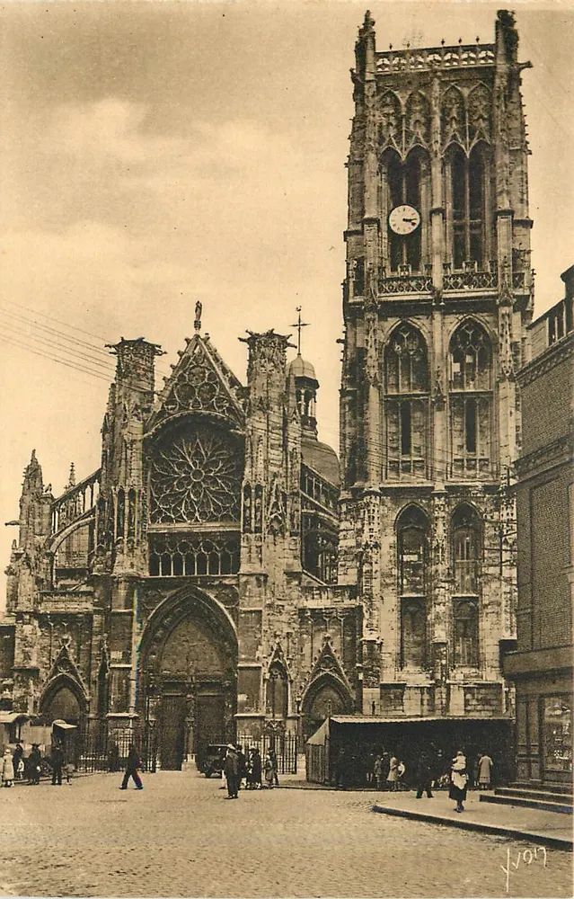Dieppe — Église Saint-Jacques — Éditions d'Art Yvon - Recto
