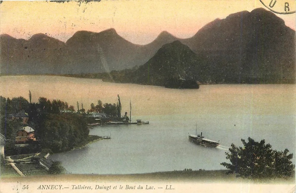 Annecy — Talloires, Duingt und das Ende des Sees — LL. - Vorderseite