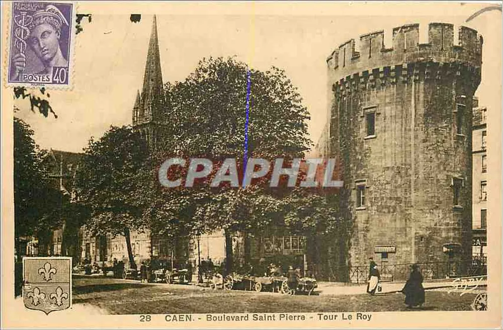 CAEN - Boulevard Saint Pierre - Torre Le Roy - Frente