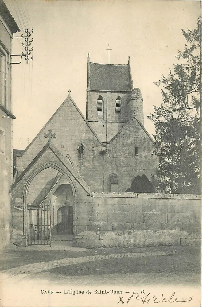 Caen — A Igreja de São Ouen — L. D. Hécleux - Frente