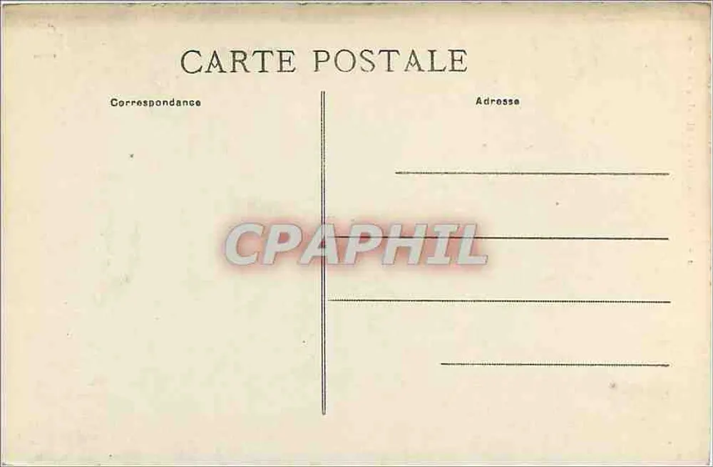 Caen — Lucarne Hôtel de la Bourse — Wydawca nieznany, nr serii 2 - Rewers