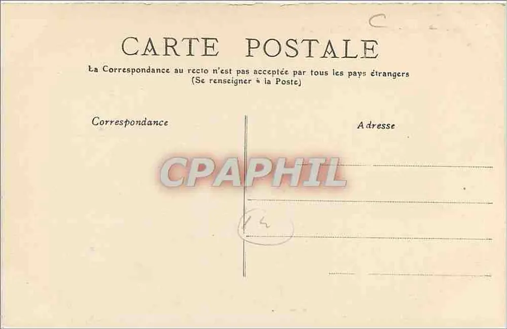 CAEN - A Praça da República — Edição P.R. n°28 - Verso