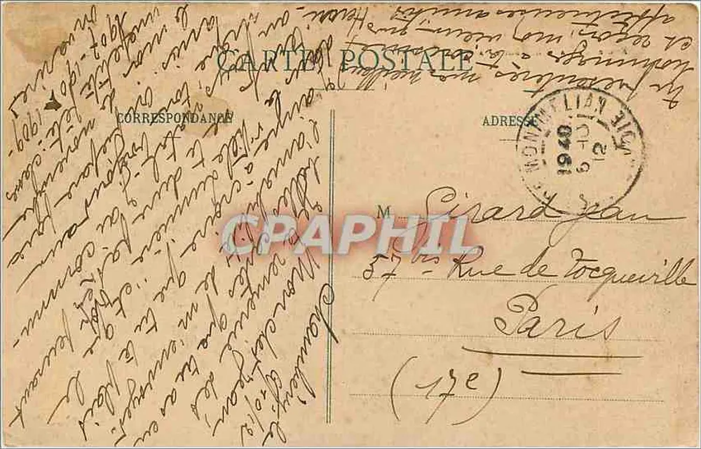 Arredores de AIX-LES-BAINS — Estrada da Chambotte para Chindrieux — Editor L. Bovrain & Cie, n° 2359 - Verso