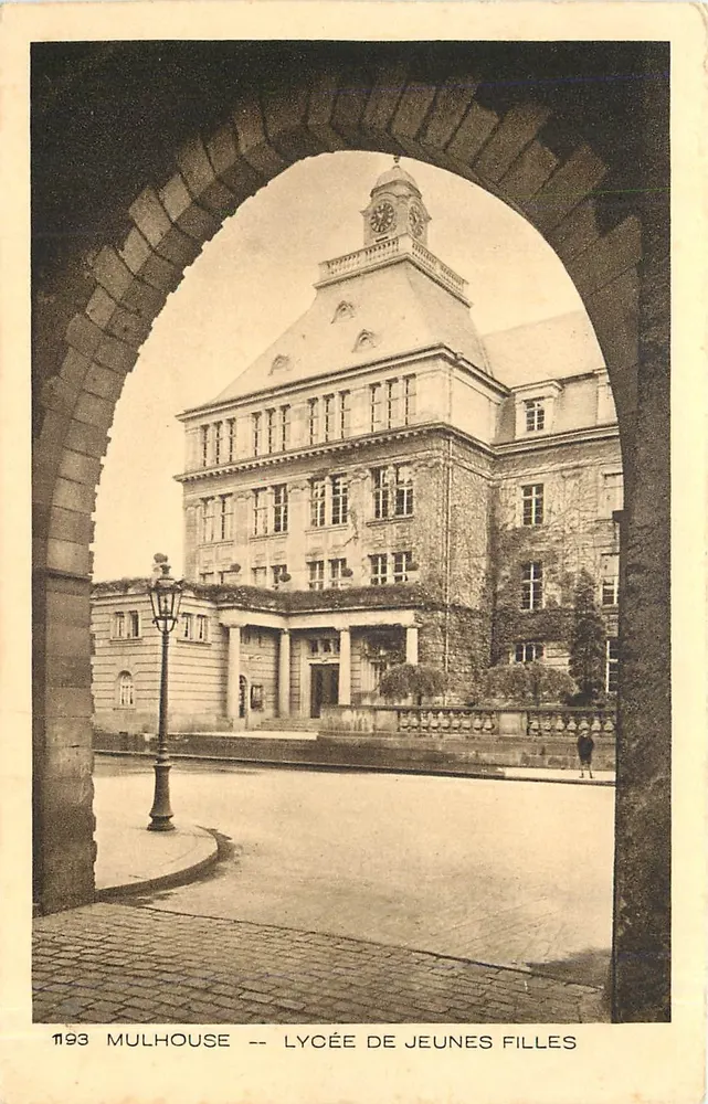 Mulhouse -- Girls' High School -- Braun & Cie, Mulhouse - Front