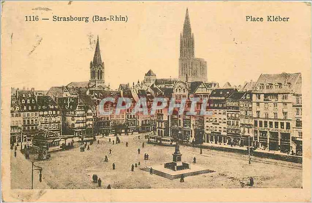 Strasbourg (Bas-Rhin) — Place Kléber — n° 1116 - Frente