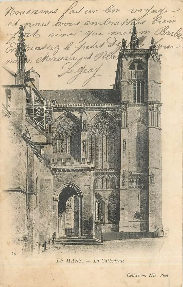 Le Mans — A Catedral — Collections ND. Fot. n°24 - Frente
