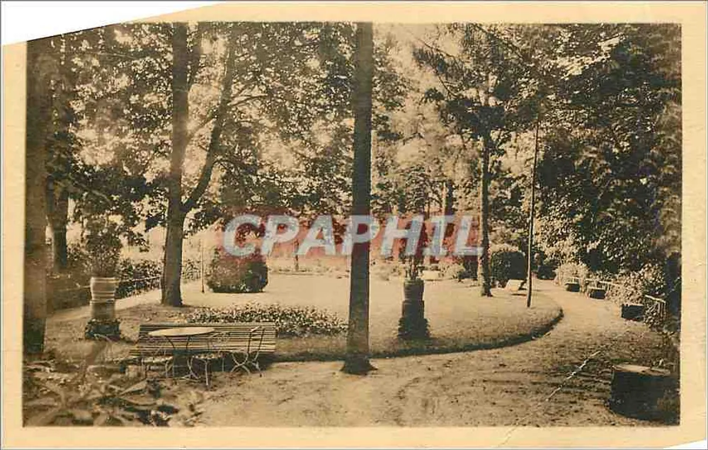 Jardim da França — Restaurante de L'Huisne — editor Chevallon & Cie - Frente