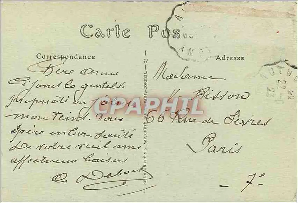 AUTUN — O Chalet de Feuillebois — JNT Photo, n°76 - Verso
