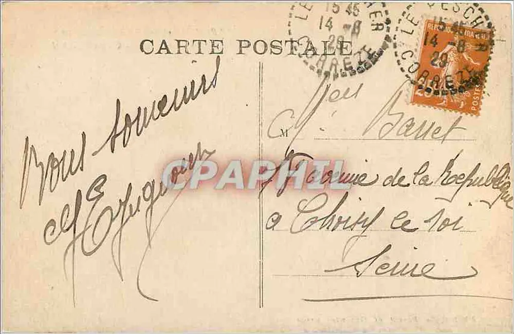 Die Dordogne nahe CHAMBON — Die Schönsten Orte der Corrèze — Phototype Bessol et Gidoune, Brive - Rückseite
