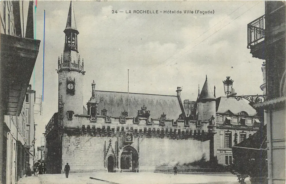 La Rochelle - Hotel de Ville (Fachada) — editor anônimo, n° 24 - Frente