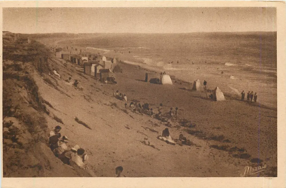 Insel Ré (Charente-Maritime) — Der gewaltige Strand von Bois, gegenüber dem Großen Ozean — Verlag Moras, Nr. 384 - Vorderseite