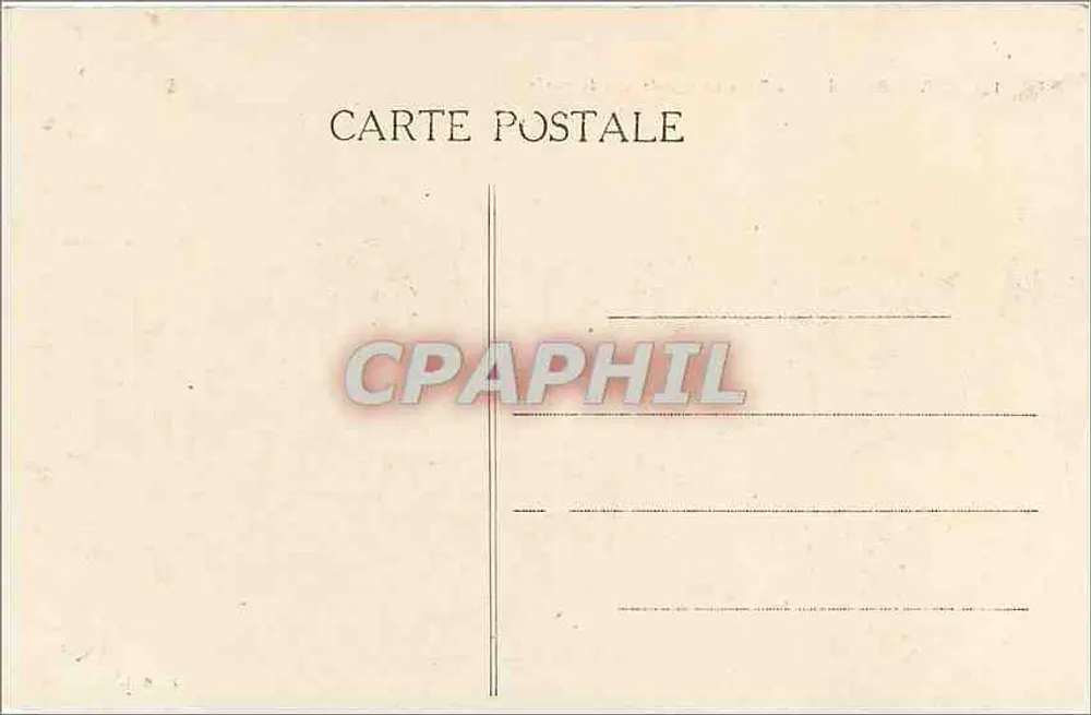 Châtelallon — La plage un jour de grande marée — H. B. L. R. - Verso