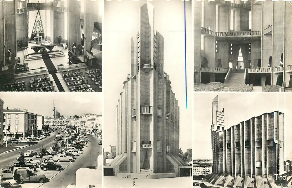Kirche Notre-Dame — Royan — Außen- und Innenansicht — Tito - Vorderseite