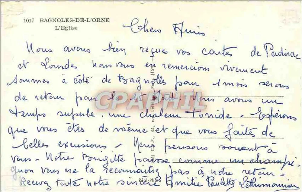 Bagnolles-de-l'Orne — L'Église — Cap - Verso