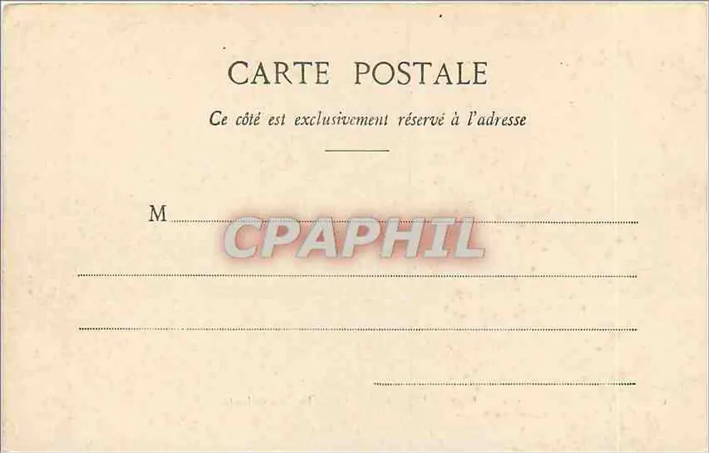 Clermont-Ferrand — A Praça de Jaude — Lib. Bougé-Béal, rua de l'Écu - Verso