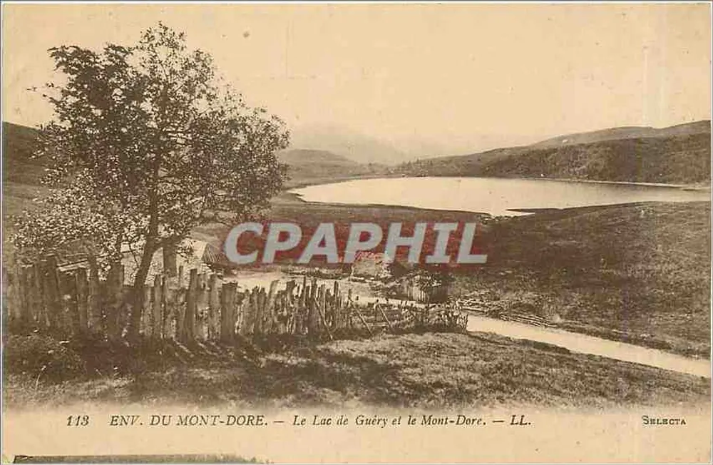 Env. du Mont-Dore — Le Lac de Guéry et le Mont-Dore — Selecta, n°113 - Recto