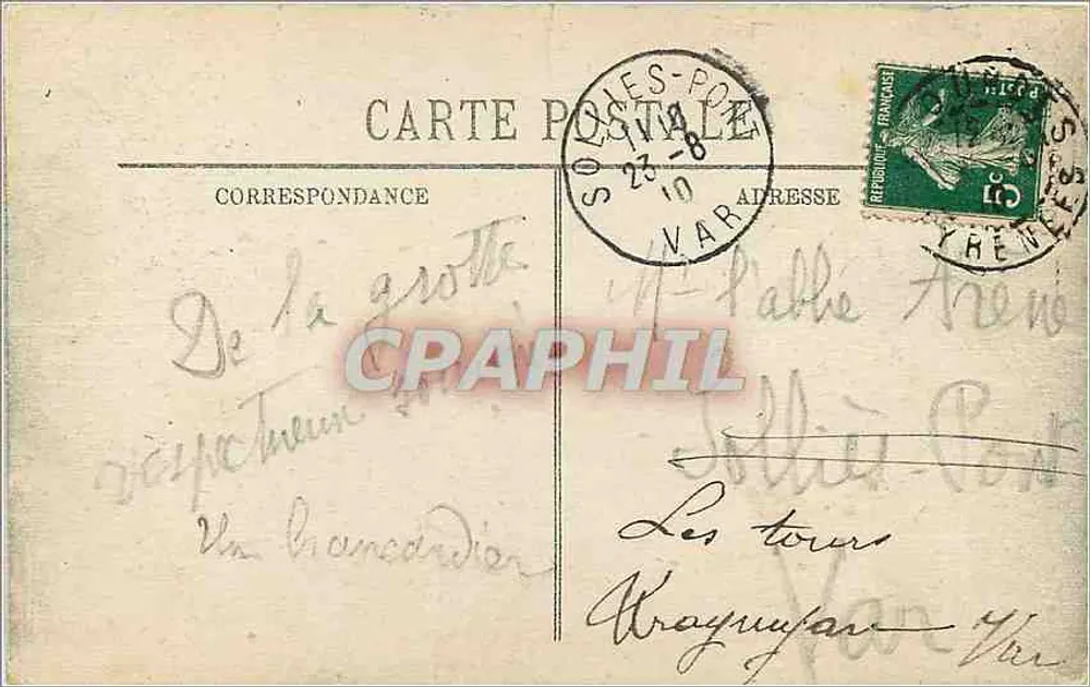 Bourdes — A Basílica — Editor desconhecido, n° 33 - Verso