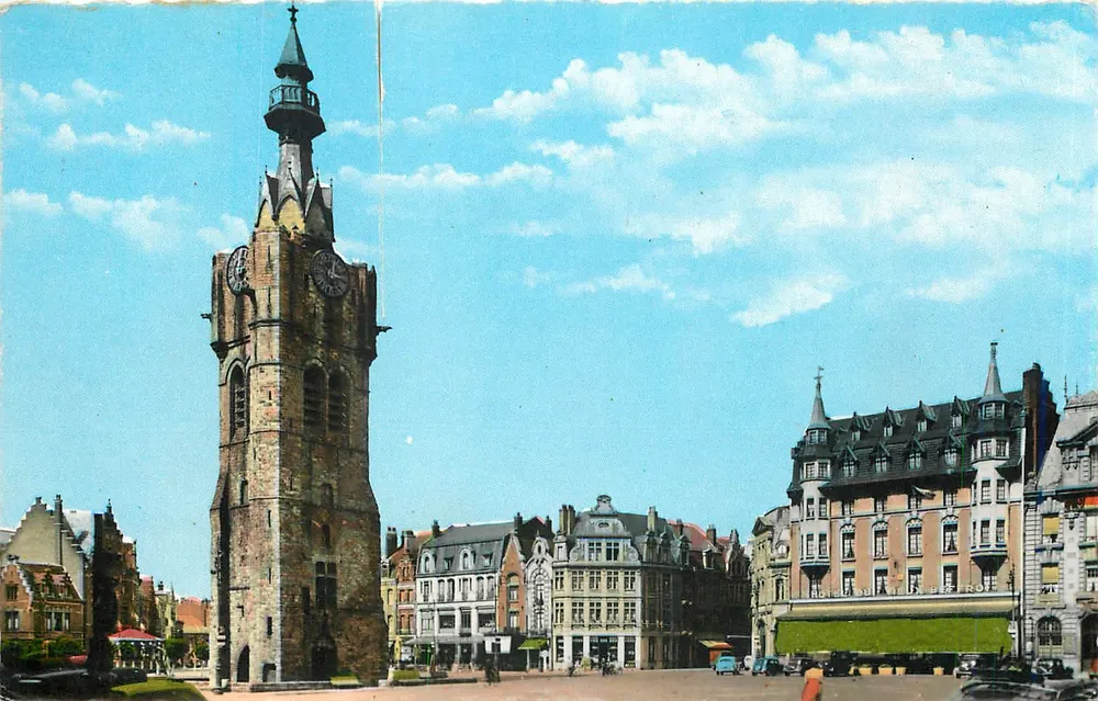 Béthune — The Grand Square and the Bell Tower — Éditions Sémamo - Front