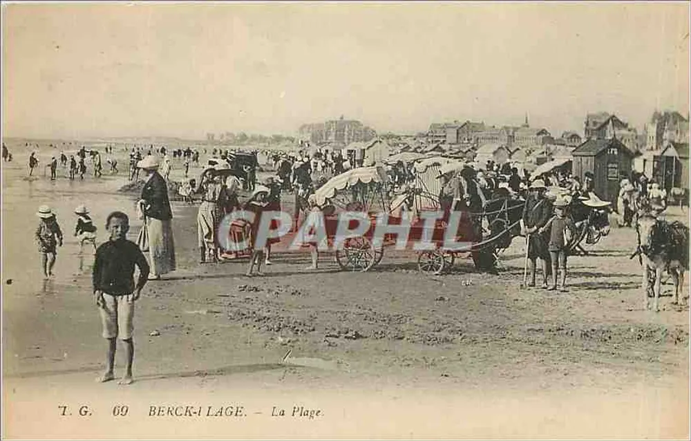 Berck-l'Age — A Praia — T.G. 69 - Frente